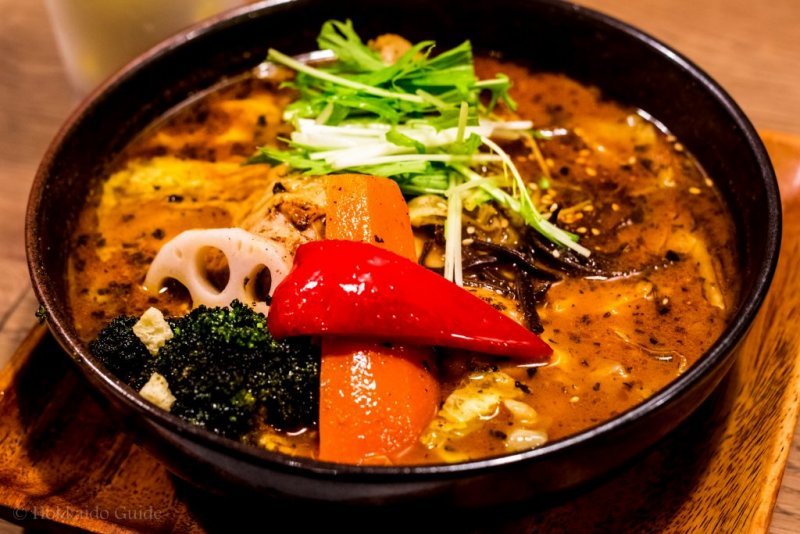 Bowl of Hokkaido Soup Curry in Sapporo